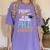 Proud Dad PhD Doctoral Graduation Doctorate Degree EdD PsyD Women's Comfort Colors T-Shirt Violet