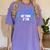 Proud Dad Of Two 2019 Graduates Twin Papa Graduation Women's Comfort Colors T-Shirt Violet
