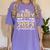 Proud Daddy Of Kindergarten Graduate 2023 Graduation Daddy Women's Comfort Colors T-Shirt Violet