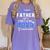 Proud Father Of 2023 College Graduate Family 23 Graduation Women's Comfort Colors T-Shirt Violet