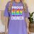 Proud Gay Engineer LGBTQ Rainbow Engineering Graduation Women's Comfort Colors T-Shirt Violet