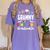 Proud GRAMMY Of A 5th Grade Graduate Graduation 2024 Senior Women's Comfort Colors T-Shirt Violet