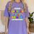 Proud GRANDMA Of a 2025 PRE-K Graduate -Graduation Women's Comfort Colors T-Shirt Violet