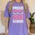 Proud Grandma Of A Class 2019 Senior T Shirt Graduation Women's Comfort Colors T-Shirt Violet
