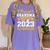 Proud Grandma Of a Class Of 2023 Graduate Senior Graduation Women's Comfort Colors T-Shirt Violet
