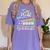 Proud Grandma Of Kindergarten Graduate 2025 Graduation Women's Comfort Colors T-Shirt Violet