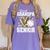Proud Grandpa Of A 2026 Senior Baseball Graduation Leopard Women's Comfort Colors T-Shirt Violet