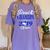 Proud GRANDPA Of A Class 2019 Senior Tshirt Graduation Women's Comfort Colors T-Shirt Violet