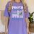 Proud Grandpa Of a State Trooper Police Officer Graduation Women's Comfort Colors T-Shirt Violet