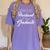 PROUD Husband Of The Graduate Couple School Graduation Women's Comfort Colors T-Shirt Violet