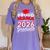 Proud Mama Of A 2026 Graduate Class Of 2026 Mom Graduation Women's Comfort Colors T-Shirt Violet
