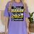 Proud Mamaw Of 2023 Graduate Class 2023 Graduation Family Women's Comfort Colors T-Shirt Violet