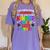 Proud MAWMAW Of Awesome Kindergarten Pre-K Graduation 2025 Women's Comfort Colors T-Shirt Violet