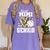 Proud Mimi Of A 2026 Senior Baseball Graduation Leopard Women's Comfort Colors T-Shirt Violet