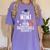 Proud MIMI Of 2026 Basketball Senior Class Graduation Women's Comfort Colors T-Shirt Violet