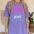 Proud Mom Of A 2017 Graduate Graduation Tee T-Shirt Women's Comfort Colors T-Shirt Violet