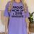 Proud Mom Of A 2018 Graduate Mama Graduation Women's Comfort Colors T-Shirt Violet