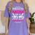 Proud Mom Of 2019 Graduate Class 2019 Tshirt Graduation Women's Comfort Colors T-Shirt Violet