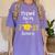 Proud Mom Of a 2019 Senior Graduation T Shirt Women's Comfort Colors T-Shirt Violet