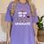 Proud Mom Of A 2021 Graduate Leopard Print Graduation Mama Women's Comfort Colors T-Shirt Violet