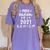 Proud Mom Of a 2021 Senior Graduation Women's Comfort Colors T-Shirt Violet