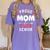 Proud Mom Of a 2021 Senior Year School Graduation Party Women's Comfort Colors T-Shirt Violet
