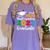 Proud Mom Of A 2023 Graduate Senior 2023 Graduation 23 Women's Comfort Colors T-Shirt Violet