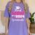 Proud Mom Of 2024 5th Grade Graduate Mother Graduation Women's Comfort Colors T-Shirt Violet