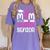 Proud Mom Of A 2024 Senior Graduation Women's Comfort Colors T-Shirt Violet