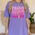 Proud Mom Of a 2025 Graduate Class Senior Graduation Mother Women's Comfort Colors T-Shirt Violet
