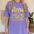 Proud Mom Of 2025 Graduate College Shirt Graduation Women's Comfort Colors T-Shirt Violet