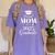 Proud Mom Of a 2025 Graduate Graduation Senior Moms Women's Comfort Colors T-Shirt Violet