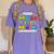 Proud MOM Of a 2025 PRE-K Graduate -Graduation Women's Comfort Colors T-Shirt Violet