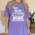Proud MOM Of A 8th Grade Graduate 2025 Elementary Graduation Women's Comfort Colors T-Shirt Violet