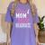 Proud Mom Of A Class 2018 Graduate T Shirt Graduation Women's Comfort Colors T-Shirt Violet