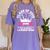 Proud Mom Of A Class Of 2019 Graduate TShirt Graduation Women's Comfort Colors T-Shirt Violet