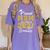 Proud Mom Of a Class Of 2021 Graduate Graduation Senior 2021 Women's Comfort Colors T-Shirt Violet