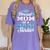 Proud Mom Of a Class Of 2021 Senior Graduate Graduation Women's Comfort Colors T-Shirt Violet