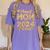 Proud Mom Of a Class Of 2024 Graduate Senior Graduation Women's Comfort Colors T-Shirt Violet