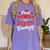 Proud Mom Of a Class Of 2025 Graduate Senior Graduation Women's Comfort Colors T-Shirt Violet