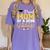 Proud Mom Of A Class Of 2026 Graduate Senior Gold Graduation Women's Comfort Colors T-Shirt Violet
