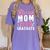Proud Mom Of The Graduate Senior Class 2019 Graduation Party Women's Comfort Colors T-Shirt Violet