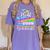 Proud Mom Of Kindergarten Graduate 2025 Graduation Mom Women's Comfort Colors T-Shirt Violet