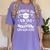 Proud Mom Of PhD Graduate Doctorate Graduation Women's Comfort Colors T-Shirt Violet