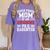 Proud Mom Of PhDaughter PhD Degree Graduate Graduation Women's Comfort Colors T-Shirt Violet