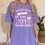 Proud Mom Of Two 2019 Graduates Twin Mama Mother Graduation Women's Comfort Colors T-Shirt Violet