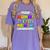 Proud MOMMY Of a 2025 PRE-K Graduate -Graduation Women's Comfort Colors T-Shirt Violet
