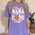 Proud Nana Of A 2026 Senior Basketball Graduation Women's Comfort Colors T-Shirt Violet