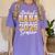 Proud Nana Of A Class Of 2025 Senior Graduation Women's Comfort Colors T-Shirt Violet