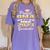 Proud OMA Of 2023 Class MBA Graduate Family Graduation Women's Comfort Colors T-Shirt Violet